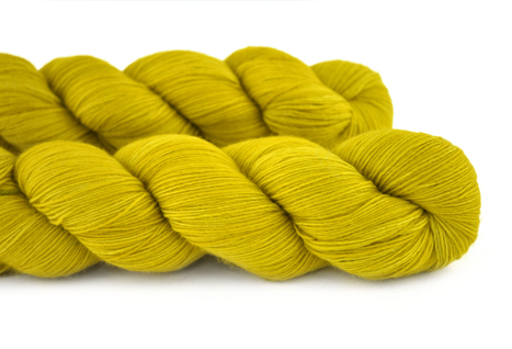 Malabrigo Hand dye Lace Yarn Frank Ochre #35