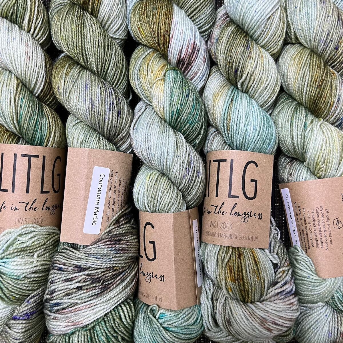 LITLG twist sock yarn Connemara Mable