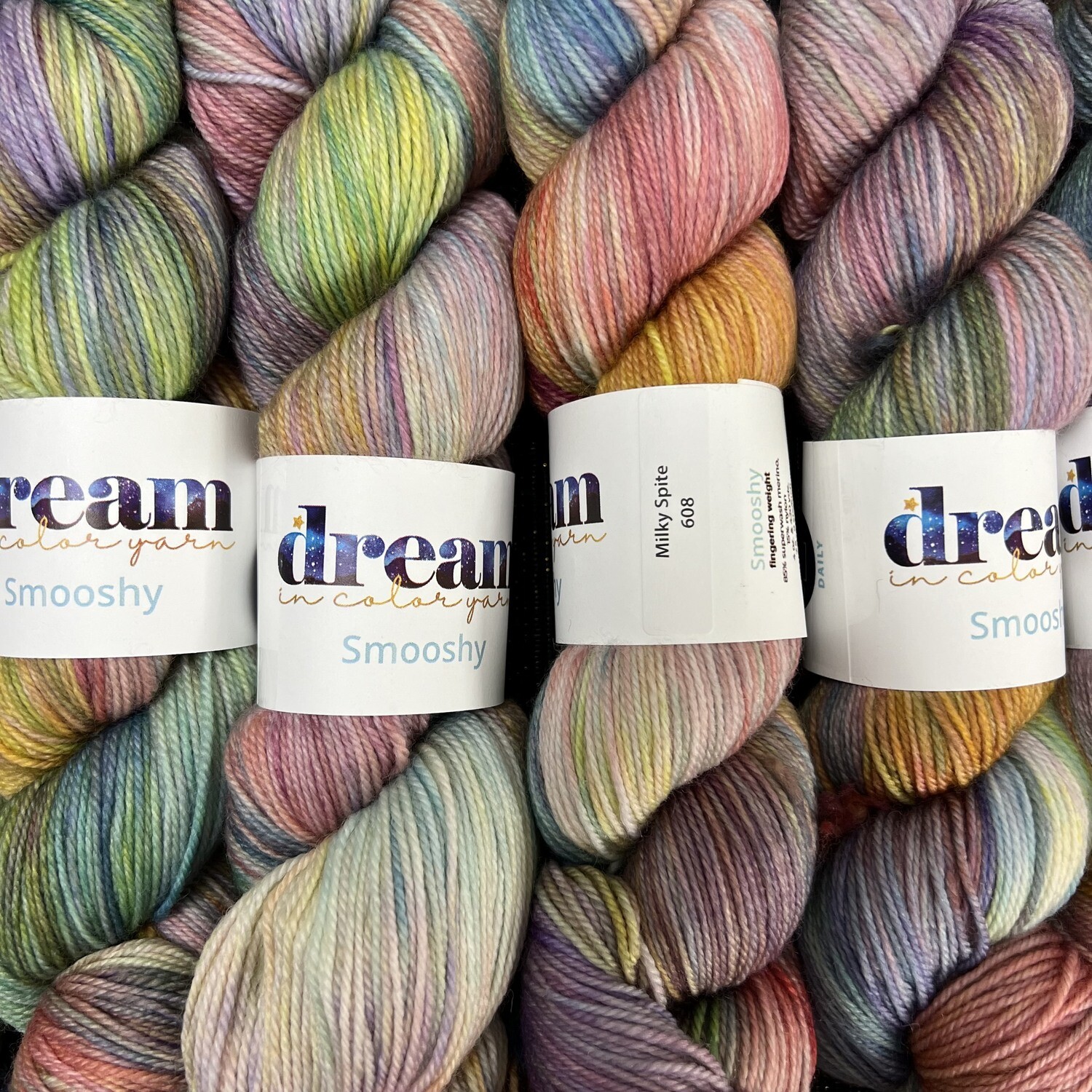Dream in Color  Yarn  Smooshy Sock Milky Spite