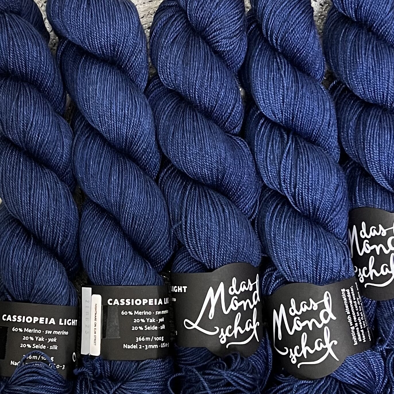 Das Mondschaf Fingering Cassiopeia Light (Merino Yak Silk) Nightmare on Elm Street