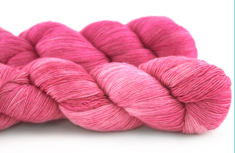 💜Malabrigo Hand dye Lace Yarn Shocking Pink #184