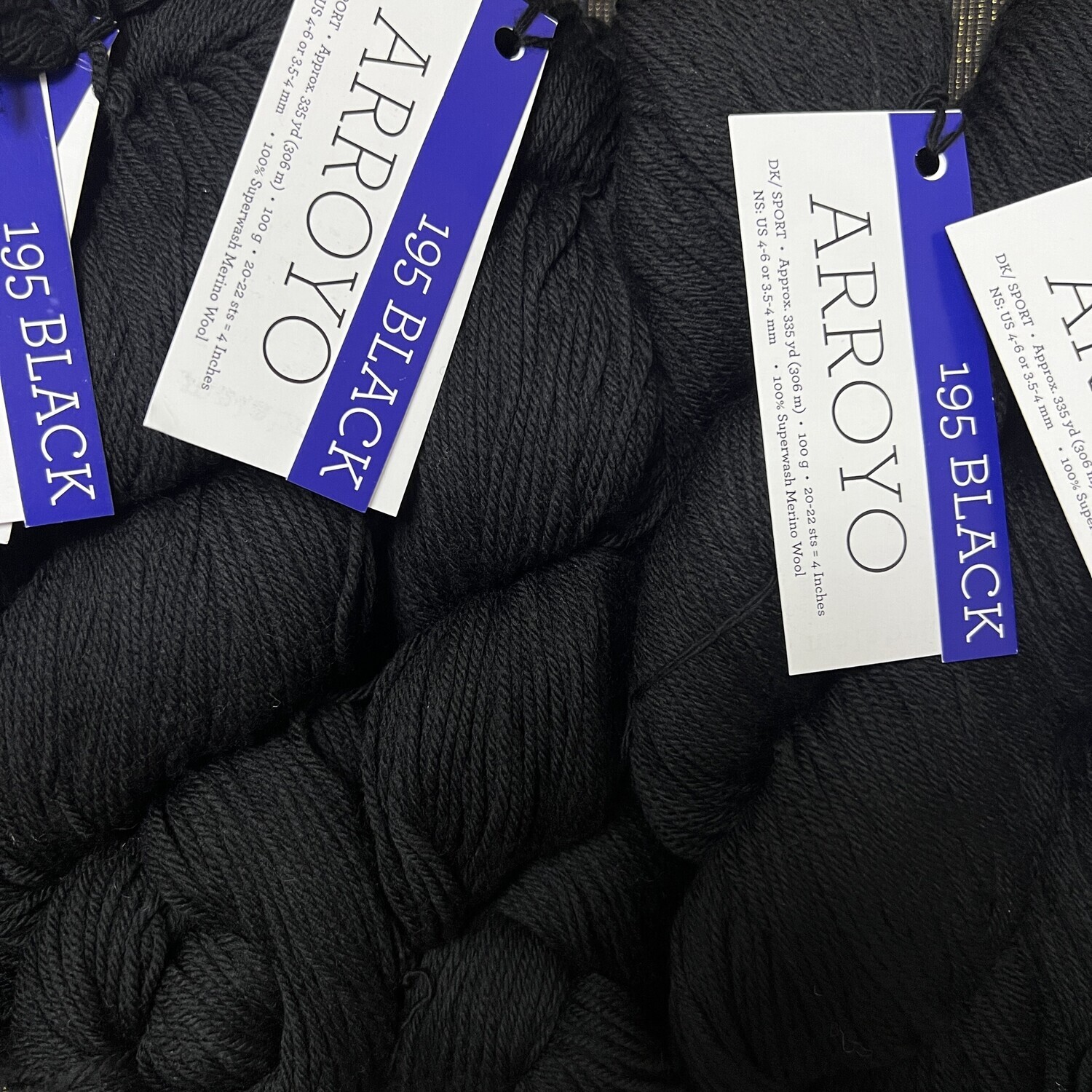 Malabrigo Arroyo 195 Black