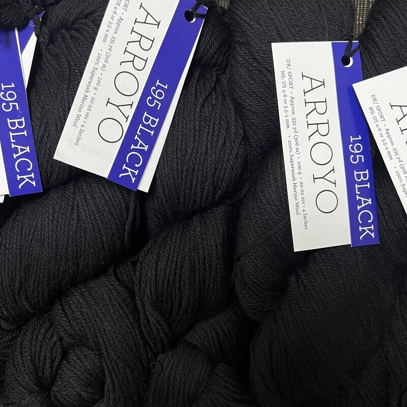 Malabrigo Arroyo 195 Black