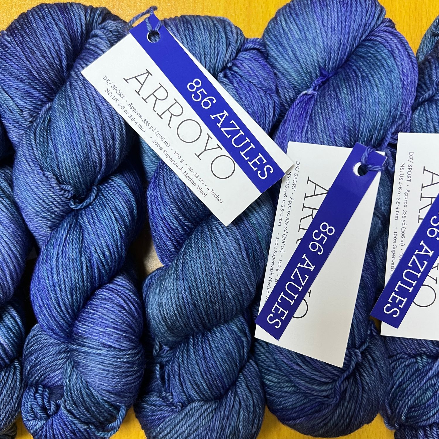 Malabrigo Arroyo 856 Azules