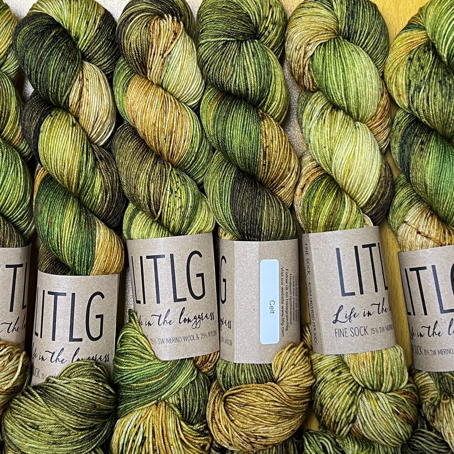 LITLG fine sock yarn Celt