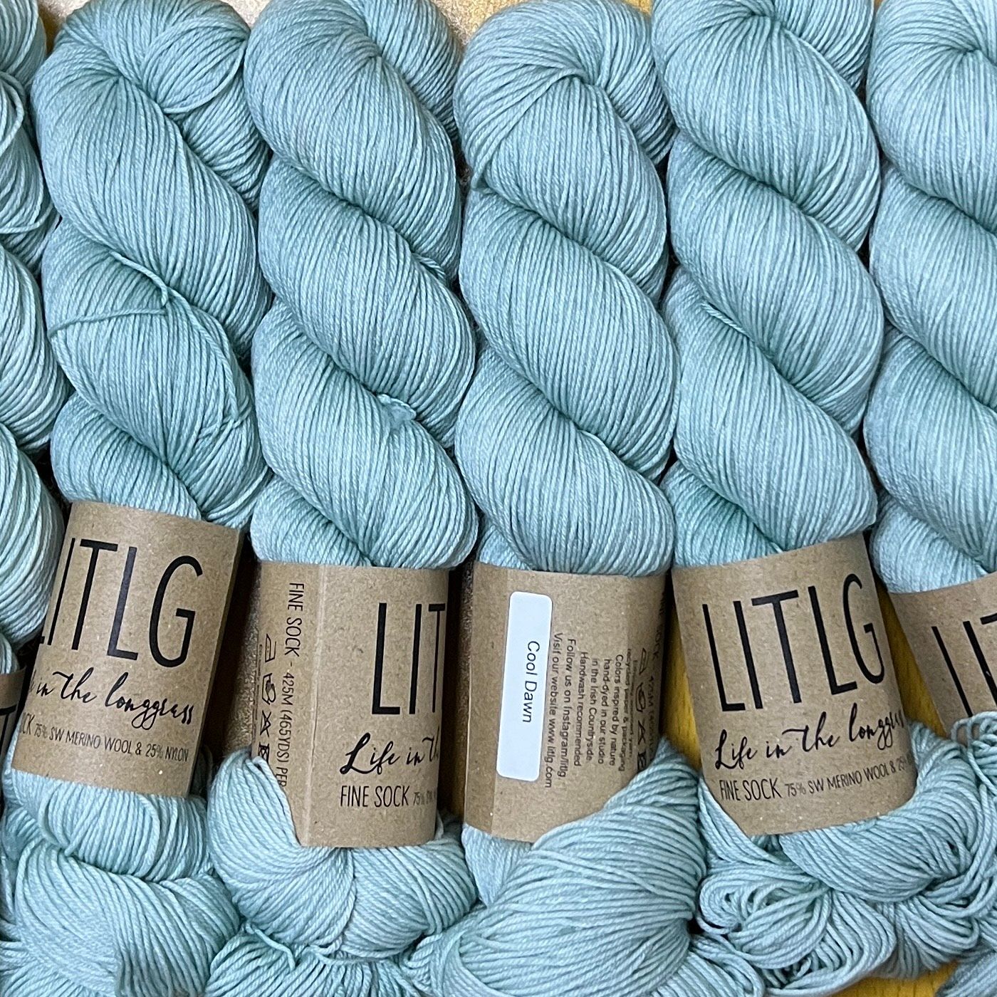 LITLG fine sock yarn Cool Dawn