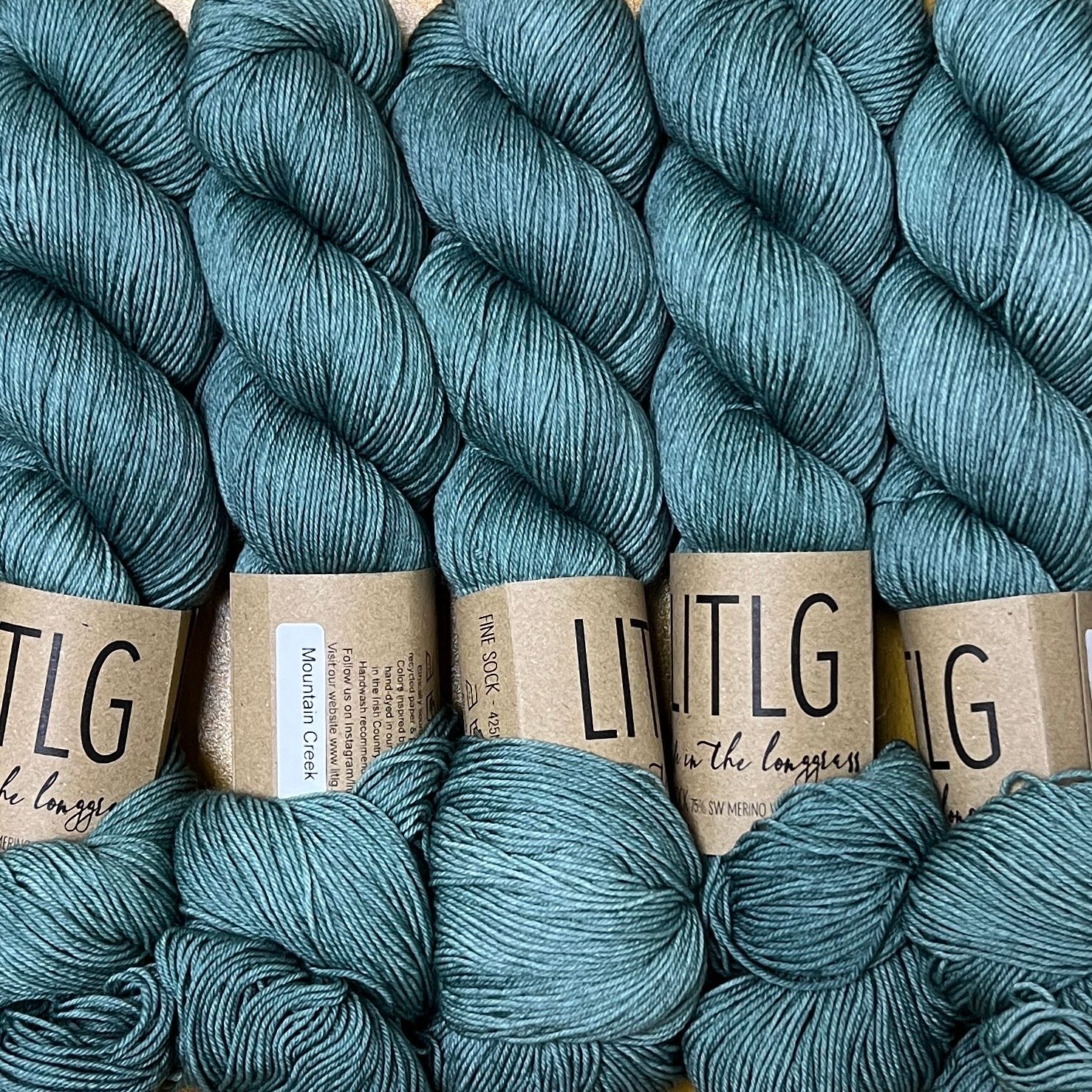 LITLG fine sock yarn Mountain Creek