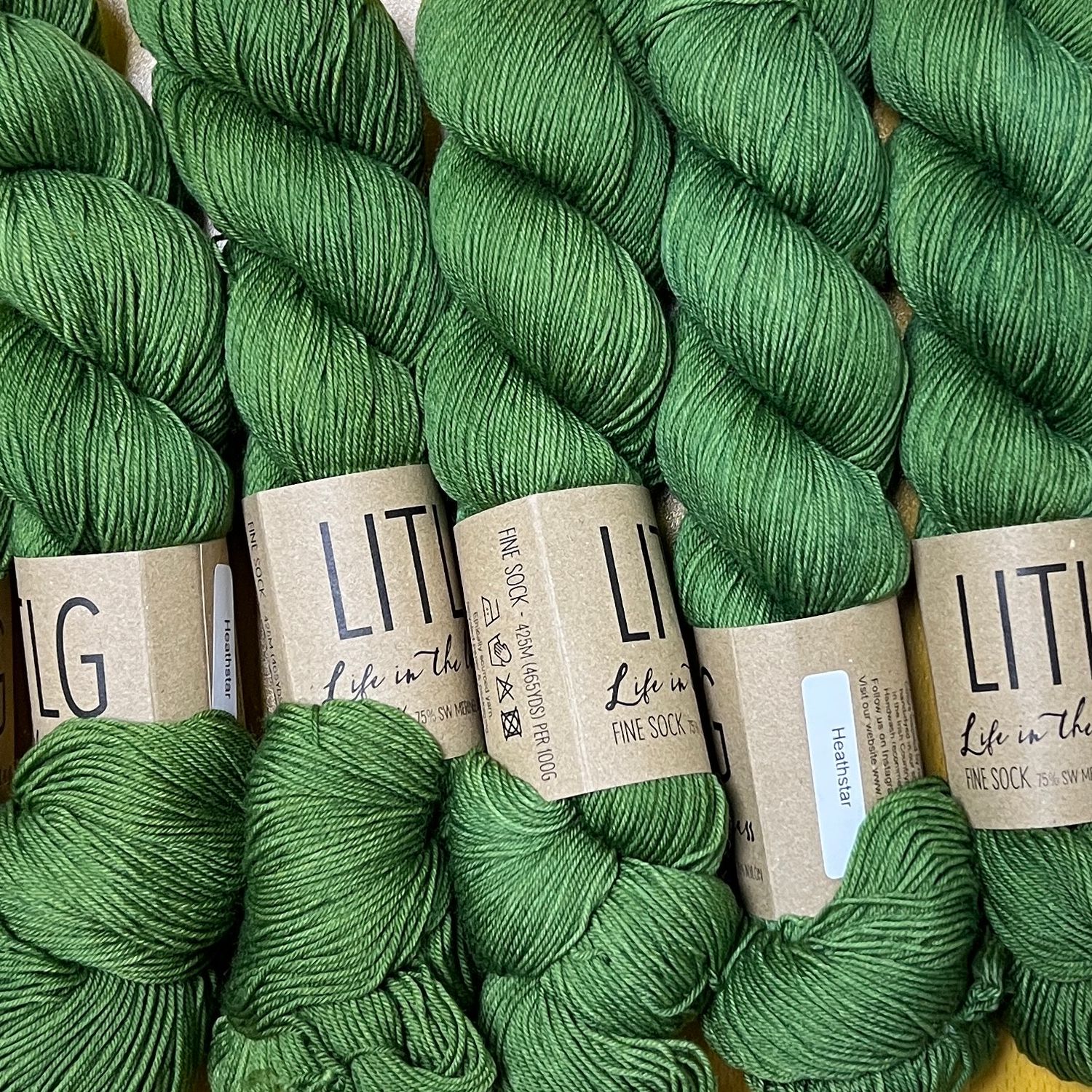 LITLG fine sock yarn Heathstar