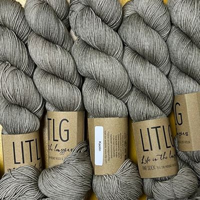 LITLG fine sock yarn Kaolin