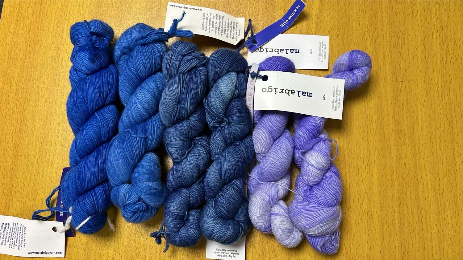 Malabrigo Lace 6pcs 
