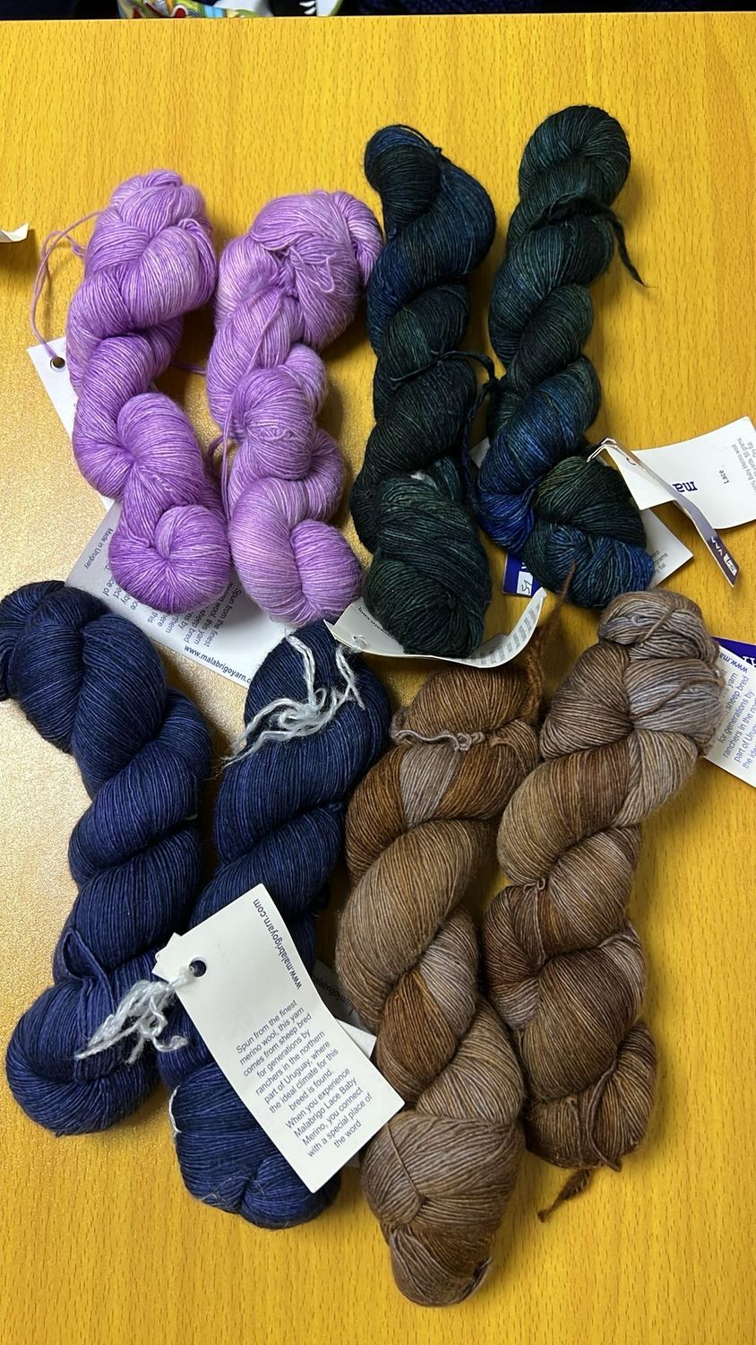 Malabrigo lace 8pcs 
