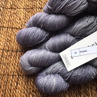 Malabrigo Sock Hand dye Yarn Pearl #36