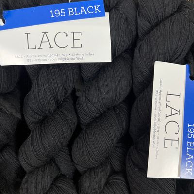 Malabrigo Lace 195 Black