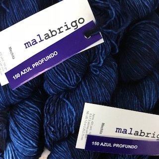 Malabrigo Hand dye Mechita Yarn Azul Profundo #150