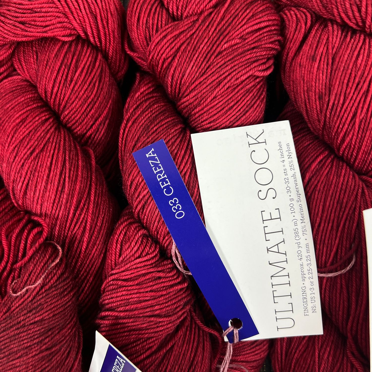 Malabrigo Ultimate Sock 033 Cereza