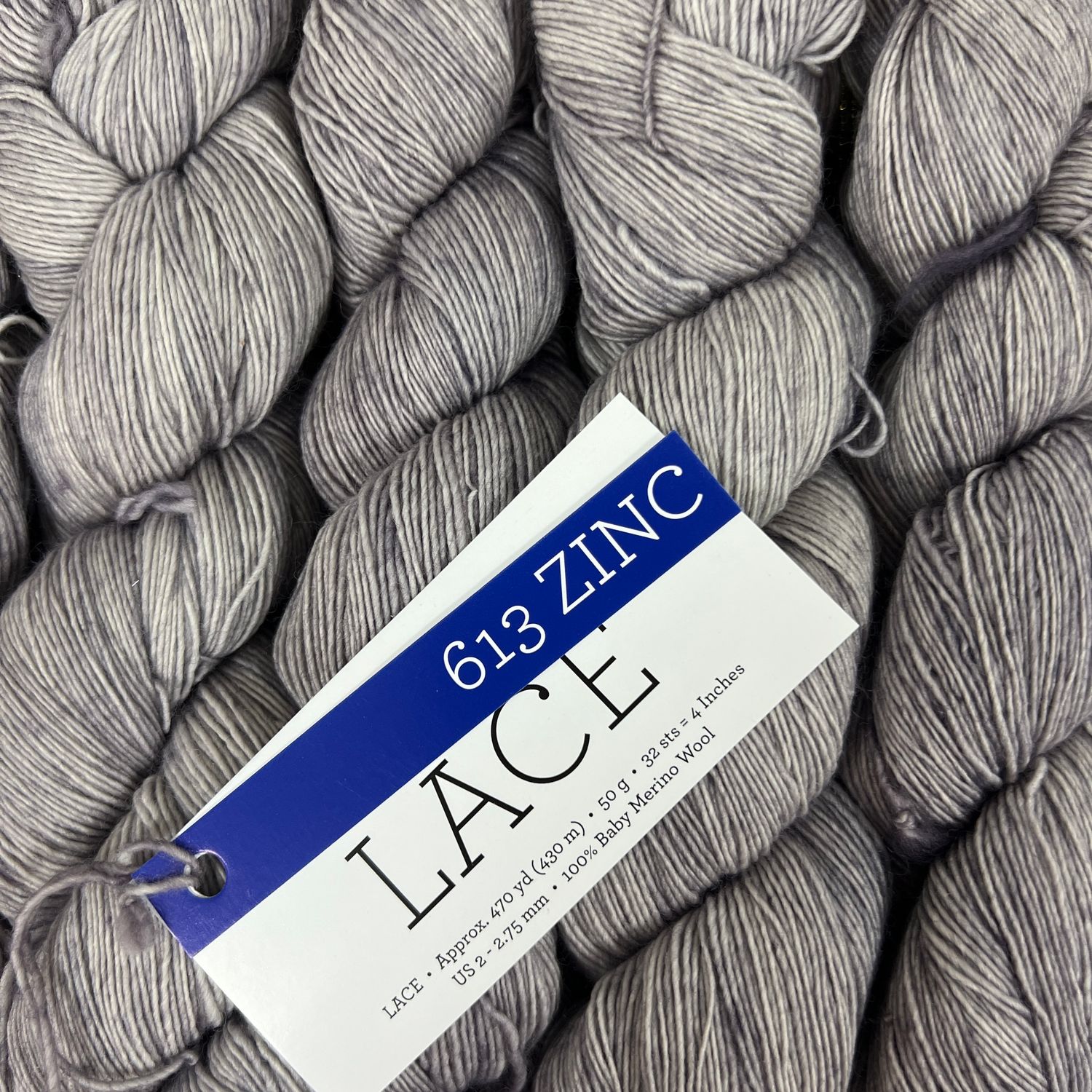 Malabrigo Lace 613 Zinc