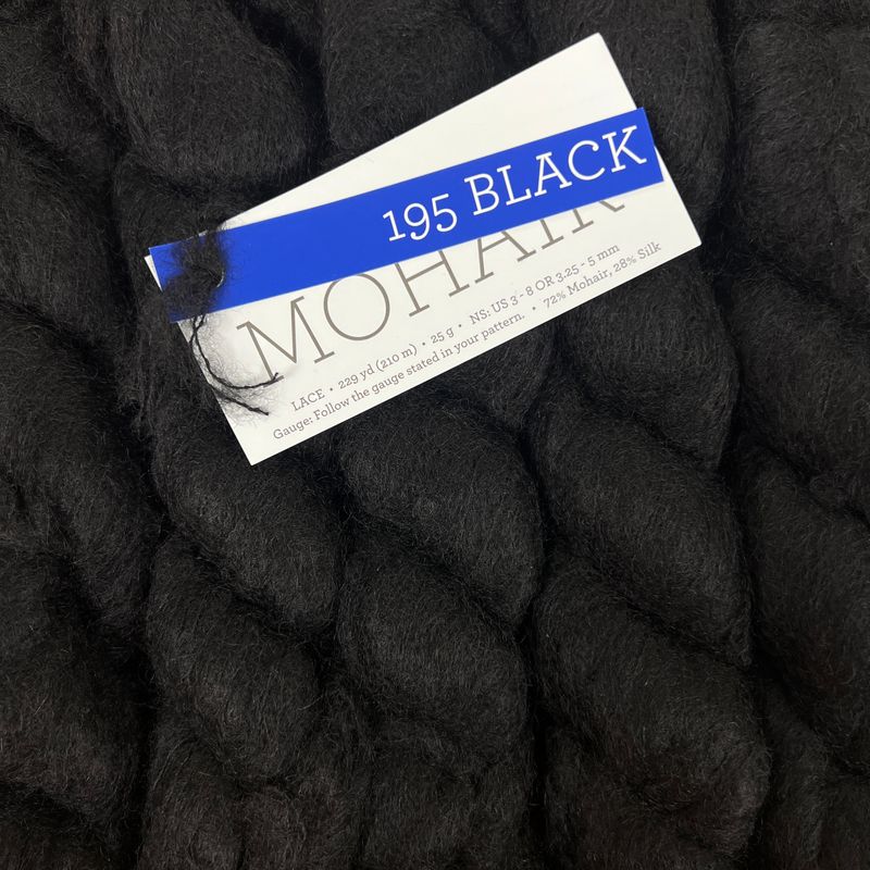 Malabrigo Mohair 195 Black