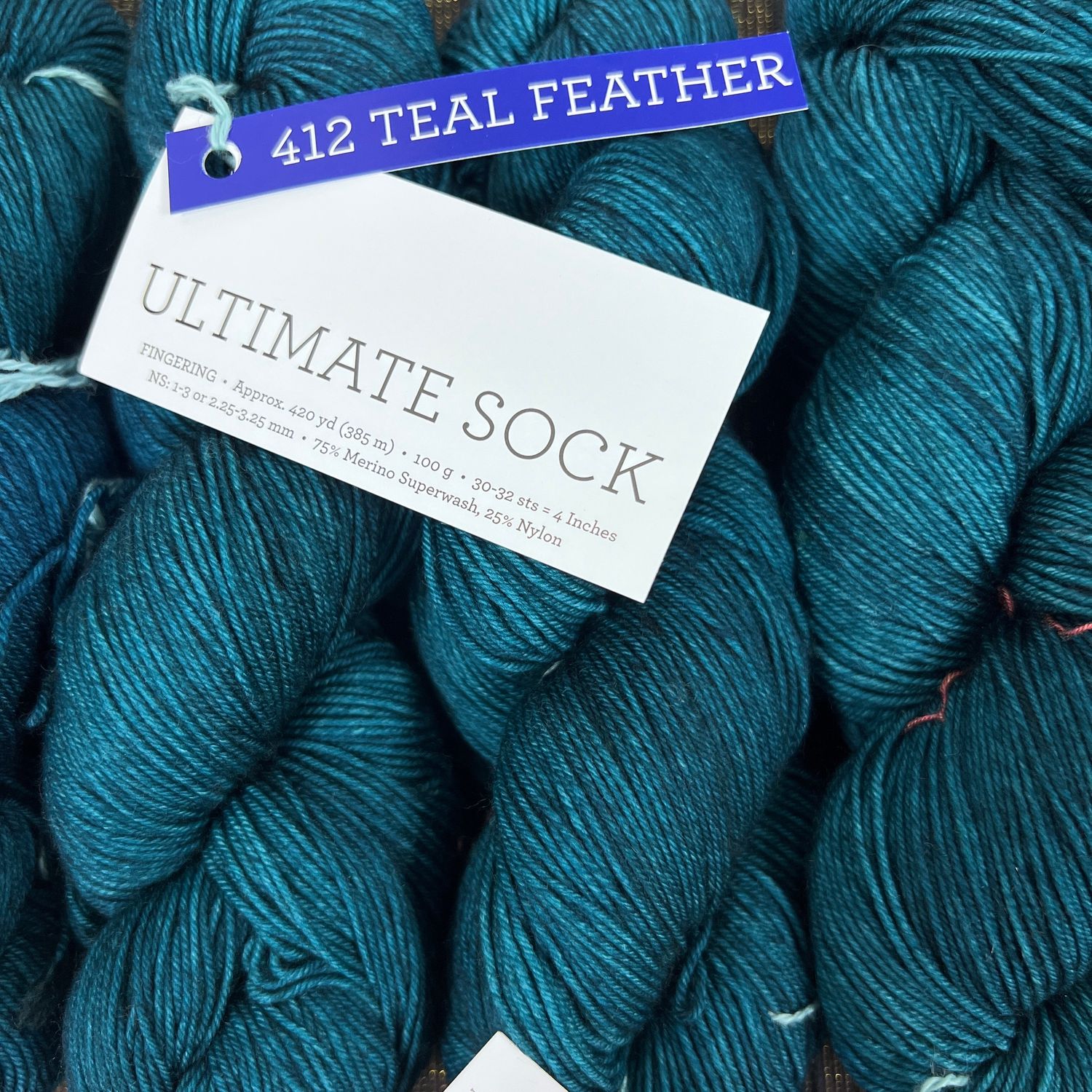 Malabrigo Ultimate Sock 412 Teal Feather