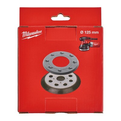 Milwaukee - Platorello Ricambio Levigatrici Rotorbitali Ros 125 E - 8 Fori