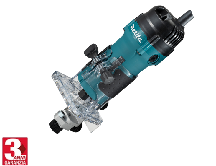 Makita - Rifilatore con base fissa 6Mm 530W 32000G/M Makita - Rifilatore con base fissa 6Mm 530W 32000G/M