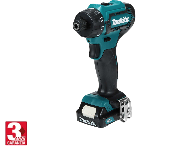 Makita - Trapano avvitatore 12V max 2Ax2 Esag 1/4 Makita - Trapano avvitatore 12V max 2Ax2 Esag 1/4"