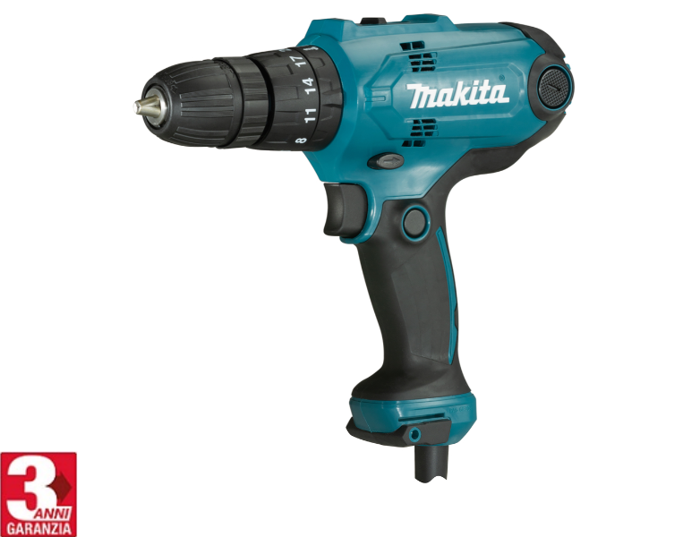Makita - Trapano avvitatore con Percussione 320W 10Mm Makita - Trapano avvitatore con Percussione 320W 10Mm