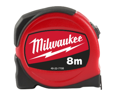 Milwaukee - Flessometro Slim 8 M - 25Mm Milwaukee - Flessometro Slim 8 M - 25Mm
