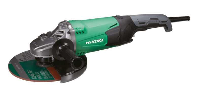 Hikoki - Smerigliatrice Angolare 2.200 W  6.600 Giri/Min Ø Disco 230 Mm, 5,3 Kg 
(Box Cartone)