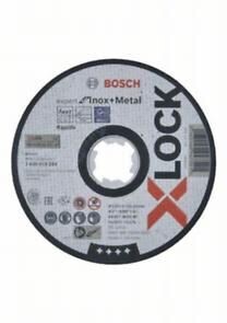 Bosch - X-Lock Mola Da Taglio Expert For Inox & Metal Piana Rapido Ø125X1 Mm