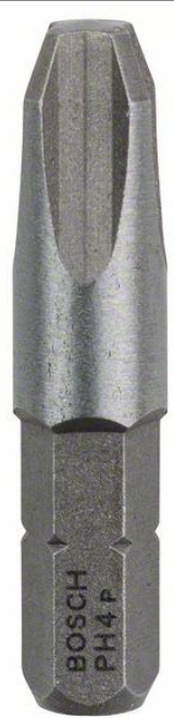 Bosch -Punta Bit Extra Hard Phillips Intaglio A Croce Ph4 L. 32 Mm. 3Pz