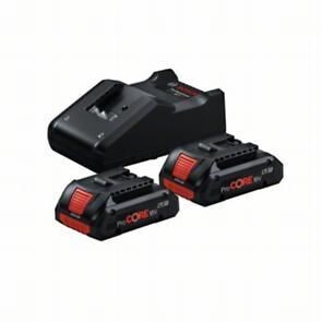Bosch -Batterie Set Advanced 2X Caricabatterie Procore 18V 4.0Ah + Gal 18V-40