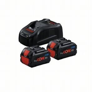 Bosch - Set 2 Batterie Procore 18V 8.0Ah + Carica batterie Gal 18V-160 C