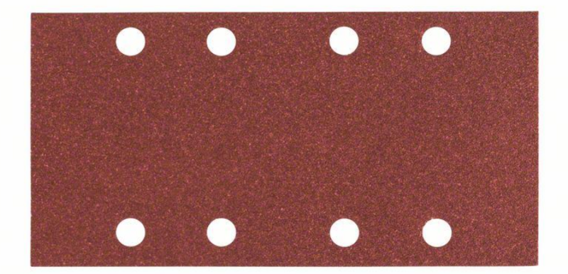 Bosch - Foglio Abrasivo C430 8 Fori 93X186 Mm. 10Pz (G60/120/180)