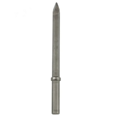 Hikoki - Scalpello A Punta (Dritto) - Esagono 32 Mm Con Collare - Lung. 550 Mm