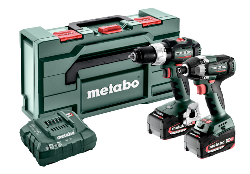 Metabo -Avvitatore e Trapano-avvitatore  Sb18Lt Bl + Ssd 18 Lt 200