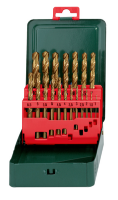 Metabo - Cassetta 19 Pz Hss-Tin Promotion Metabo - Cassetta 19 Pz Hss-Tin Promotion