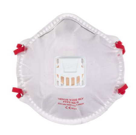 Milwaukee - Mascherina Monouso Ffp2 Nr D Valvola - 10Pz