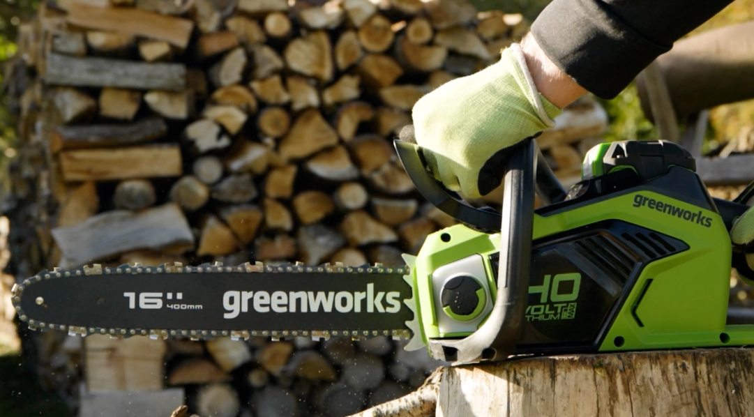 Greenworks - Motosega 40V - Gd40CS18 - Base Solo Corpo Macchina