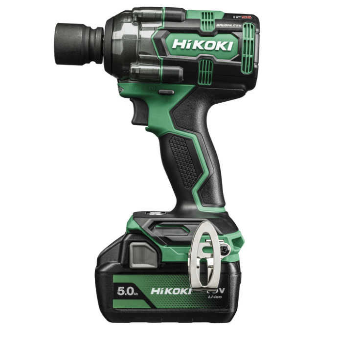 Hikoki - Avvitatore a Impulsi 18V, 345Nm, Brushless, attacco quadro 1/2" IP56, solo corpo, Valigetta Stackable. *CORDLESS*
