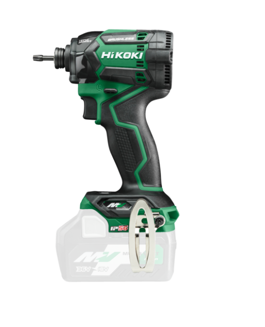 Hikoki - Avvitatore a impulsi 36V, 215Nm, Brushless, attacco esagonale 1/4", Triple Hammer, IP56, solo corpo, Valigetta Stackable. *CORDLESS*