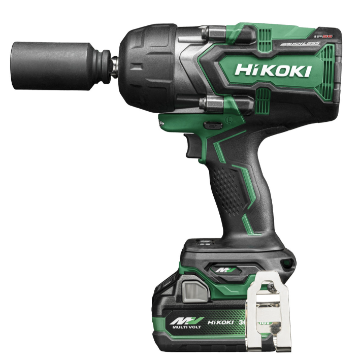 Hikoki - Avvitatore a Impulsi 36V, 1.400Nm, Brushless, attacco quadro 1/2", 4 Mode, IP56, solo corpo, Valigetta Stackable. *CORDLESS*
