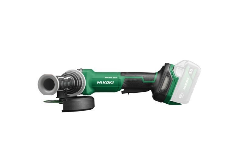 Hikoki - Smerigliatrice Angolare 18V, Ø125mm, Freno motore, Interruttore a paletta, Brushless,  , solo corpo, Valigetta Stackable. *CORDLESS*