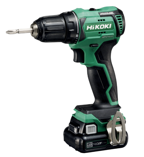 Hikoki - Trapano avvitatore 12V, 40Nm, Brushless, solo corpo. *CORDLESS*