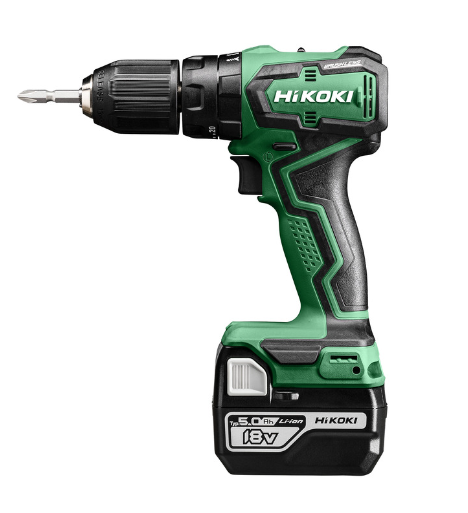 Hikoki - Trapano avvitatore c/percussione 18V, 55Nm, Brushless, 2 x 5.0Ah, Valigetta Stackable. *CORDLESS*