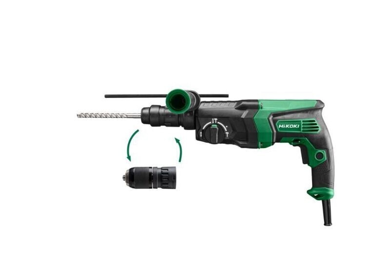 Hikoki - Tassellatore 26mm, SDS-plus, 830W, 2,9J EPTA, 3 modalità, mandrino, Valigetta Stackable. *SDS*