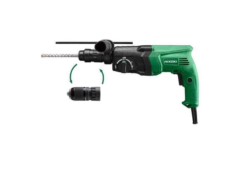 Hikoki - Tassellatore 26mm, SDS-plus, 730W, 2,9J EPTA, 3 modalità, mandrino, Valigetta Stackable. *SDS*