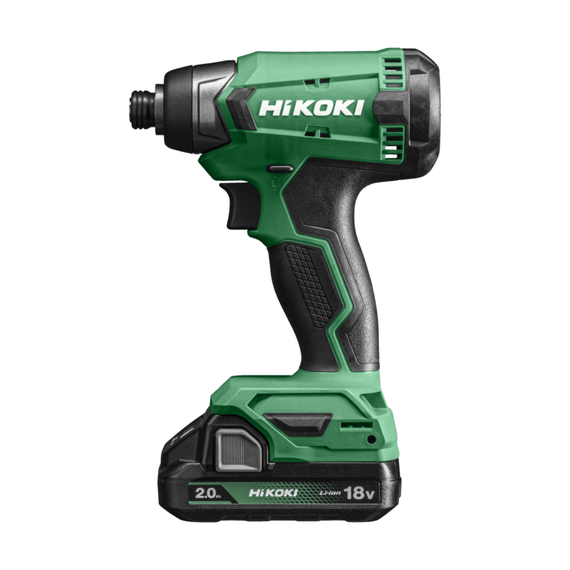 Hikoki - Avvitatore a Impulsi 18V, 140Nm, attacco esagonale 1/4" , 2 x 2.0Ah, Valigetta. *CORDLESS*