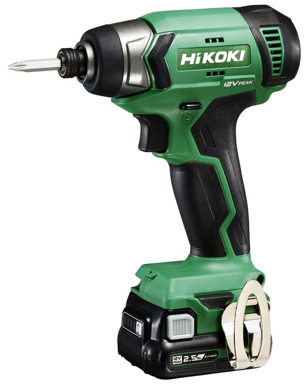 Hikoki - Avvitatore a Impulsi 12V,  110Nm, attacco esagonale 1/4", solo corpo. *CORDLESS*
