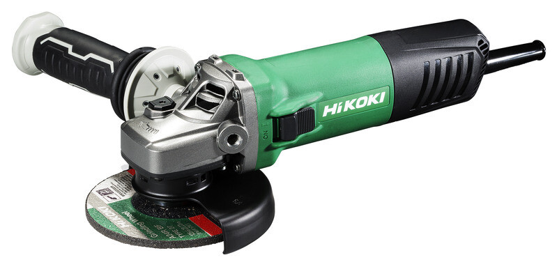 Hikoki - Smerigliatrice Angolare 1.400W,  11.500 giri/min, Ø125mm, Disco Abrasivo, ZVRP, Impugnatura antivibrante, valigetta.
