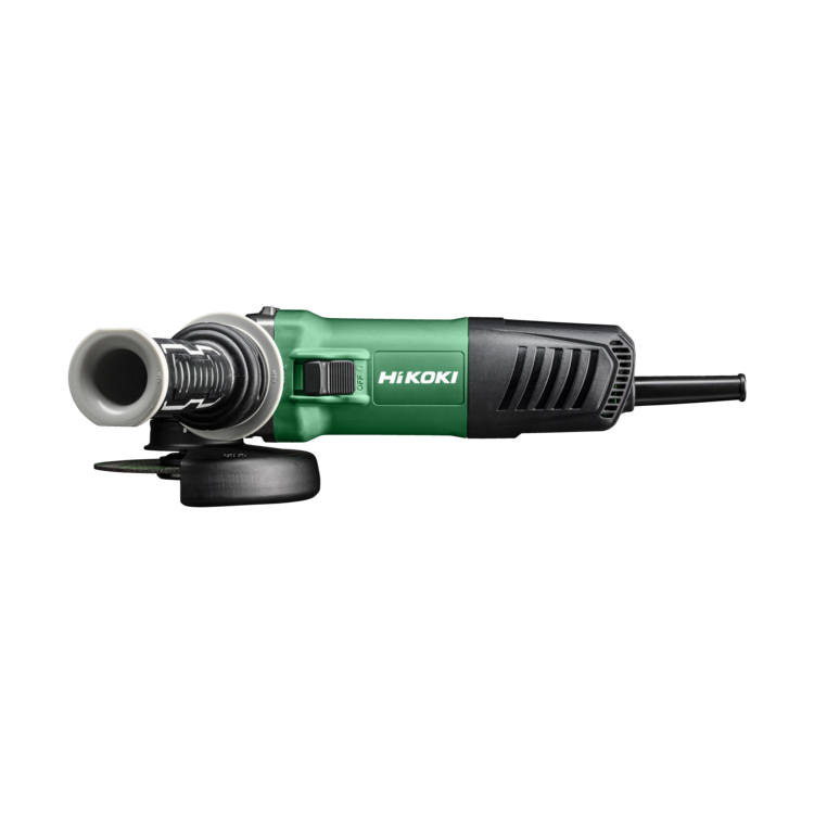 Hikoki - Smerigliatrice Angolare 1200W, 11.500 giri/min, Ø115mm, Disco Abrasivo, Disco Diamantato.